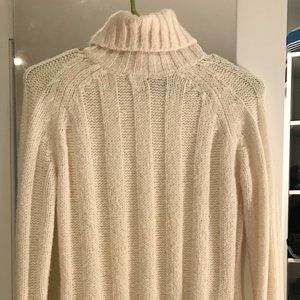 White Knit Turtleneck